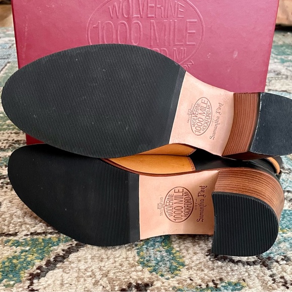 Wolverine Tan and Black Ankle Boots - Picture 4 of 6